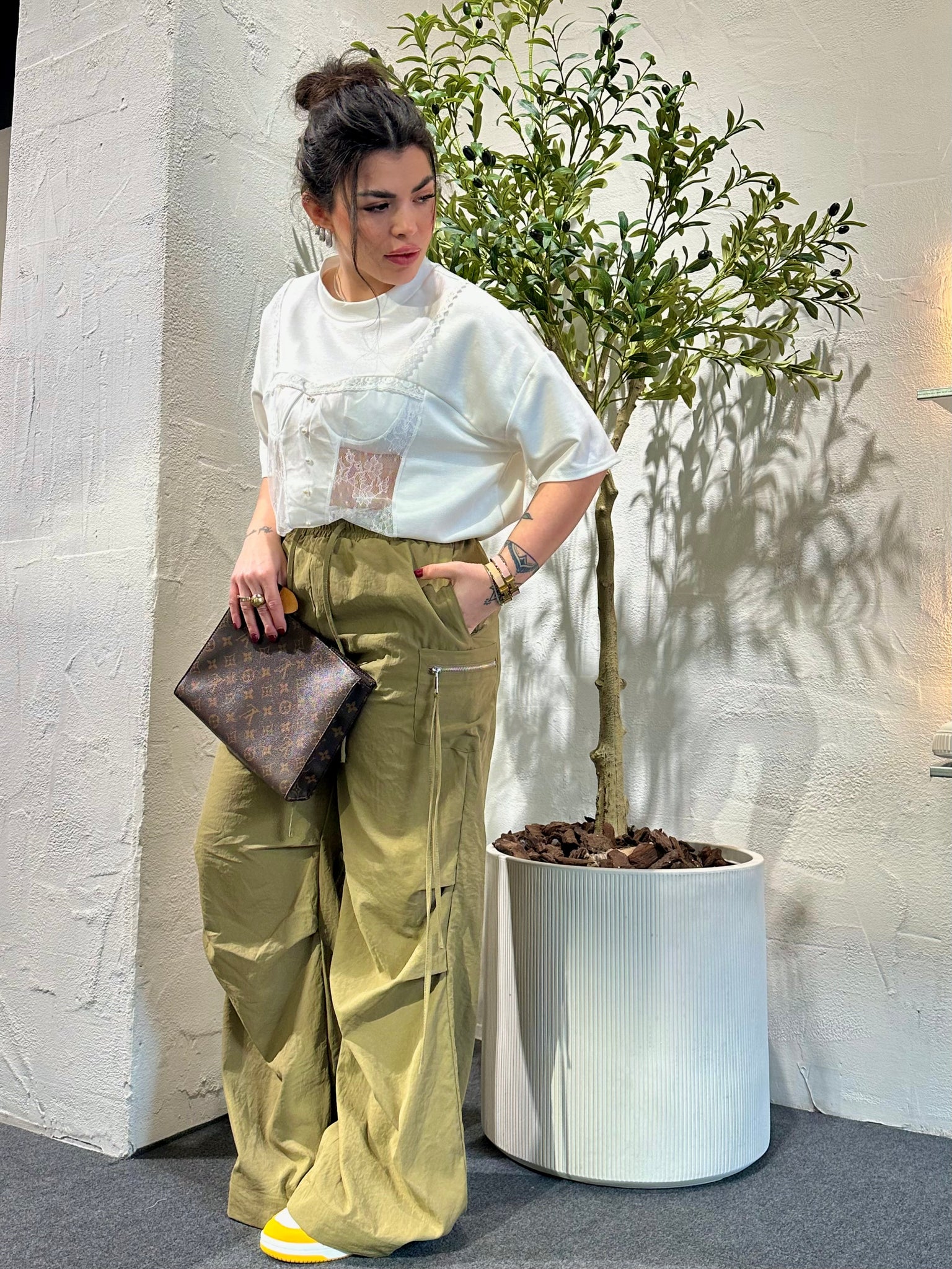 Pantalone Jina Verde