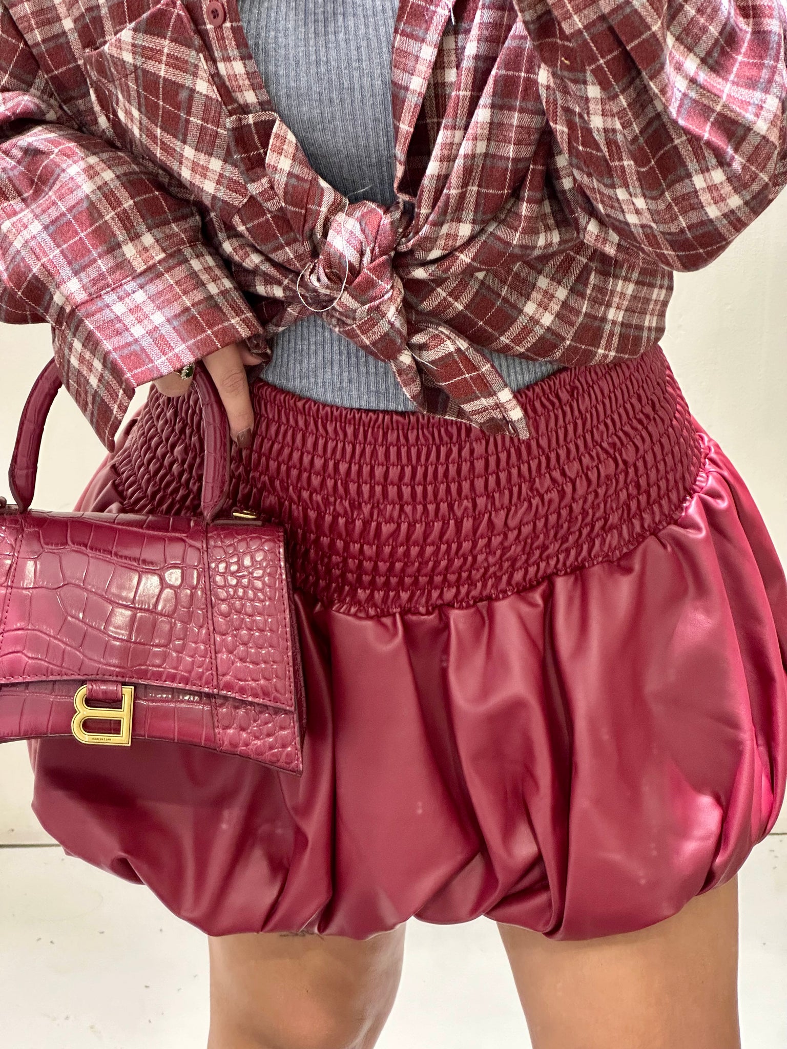 Gonna Ballon Bordeaux